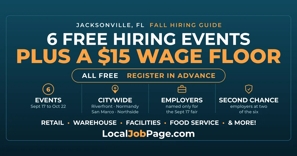 Fall 2026 Jacksonville Job Fairs & Hiring Events: Your Complete Guide